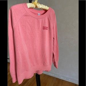 Old Navy “out of office” sweatshirt - embroidered